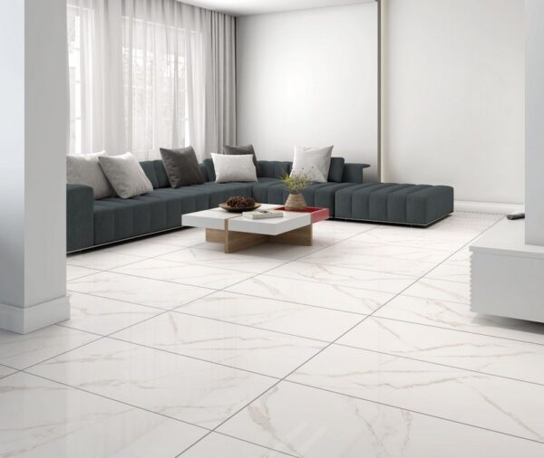 Gresie portelanata 60x120x1cm, SEA WAVE SILVER, rectificat, lucios, TODOCERAM 1.44m