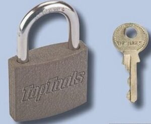 Lacat 2 chei. fonta 30 mm  TopTools