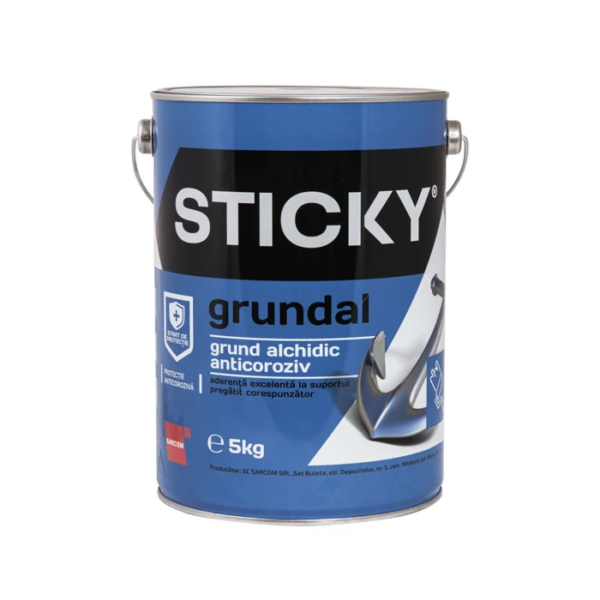 Grund pentru metal, 5 kg, Grundal, STICKY