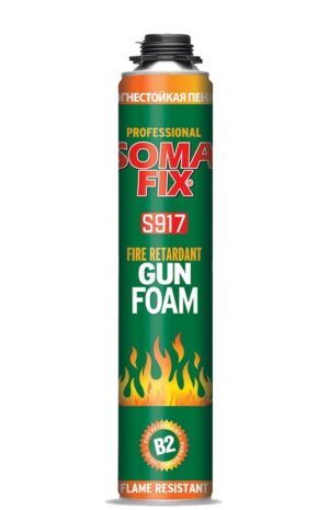 Spuma poliuretanica rezistenta la foc, 750 ml, SomaFix