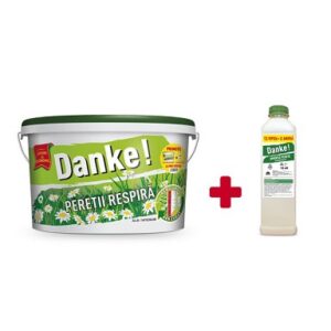 Vopsea lavabila pentru interior RESPIRA DANKE. Alba. 8.5 l.+ 2 l amorsa.