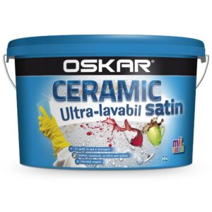Vopsea lavabila pentru interior, 8.5 l, satin, ULTRA CERAMIC OSKAR