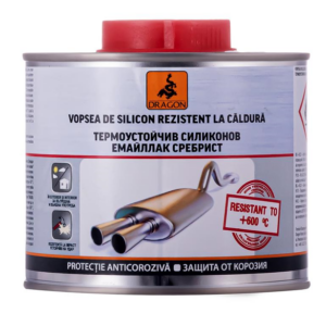 Email, termorezistent, argint, 200 ml, Srebrzanka, DRAGON