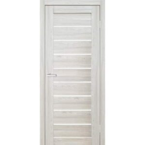 Foaie de usa SMART C018 G Doors. Stejar Chalet. Cu sticla. 80 x 200 cm. 40 mm.