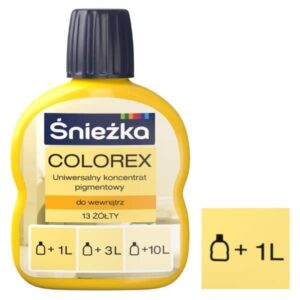 Pigment universal Colorex Sniezka. N13 Galben. 100 ml