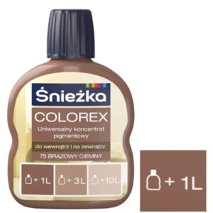 Pigment universal Colorex Sniezka. N75 Maro inchis. 100 ml