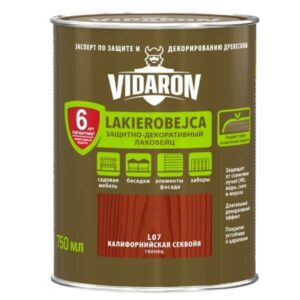 Lac- bait pentru lemn L07 VIDARON. Sequoia California. 0.75 l.