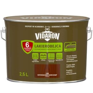 Lac- bait pentru lemn L08 VIDARON. Polisandru regesc. 2.5 l.