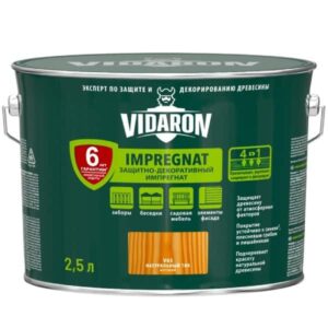 Impregnant pentru lemn V05 VIDARON. Lemn de tec.  2.5 l.