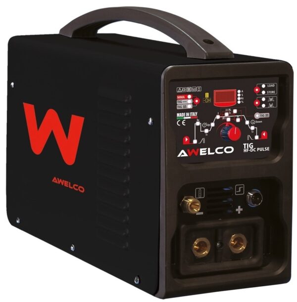 Aparat de sudura cu invertor TIG200IHF-DCPULSE Awelco. 6.5 kW. 230 V. 1.6 - 4 mm. 200 A. 3 m.