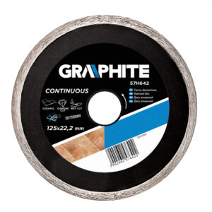 Disc diamant continu 125x22.2 mm. Graphite