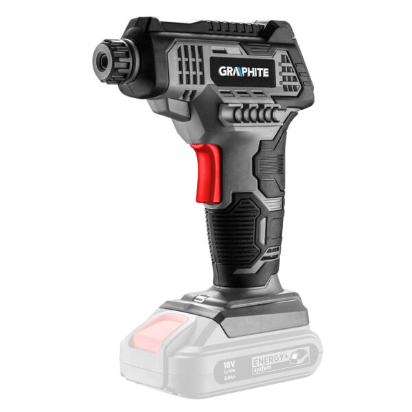 Compresor cu acumulator 58G041 Graphite. Li - Ion Energy +. 18 V. 21000 rpm. Fara acumulator.