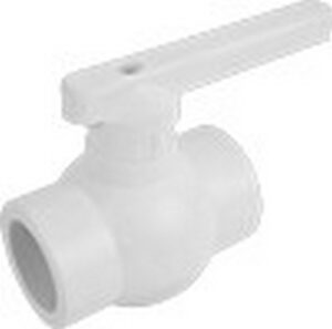 Robinet cu bila PPR d32 alb. EMIRPLAST