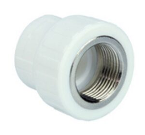 Mufa conector PPR d25 х 1'F alb. EMIRPLAST