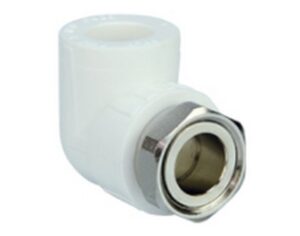 Cot PPR cu semiolandez d20х1/2' alb. EMIRPLAST