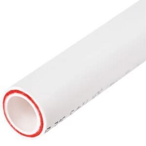 Teava PPR cu insertie din fibra de sticla PN25 Emirplast. d 40 x 6.7 mm. Alba.