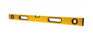 Nivela din aluminiu pentru constructii cu miner. 3 indicatori. 120cm MPN
