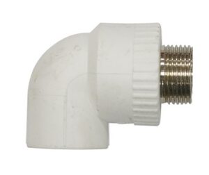 Cot conector PPR d25 х 3/4'M. alb MPN