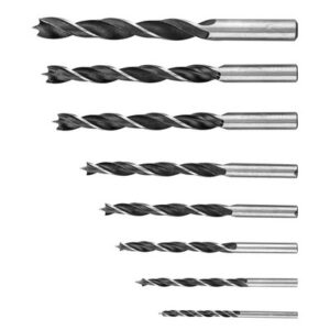 Burghiu pe lemn 3-10 mm 8buc. TopTools.