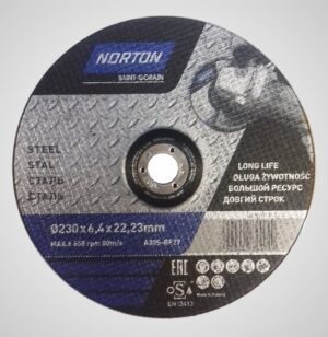 Disc polizare metal 230x6.4x22.23 A30S 10buc. NORTON DIY