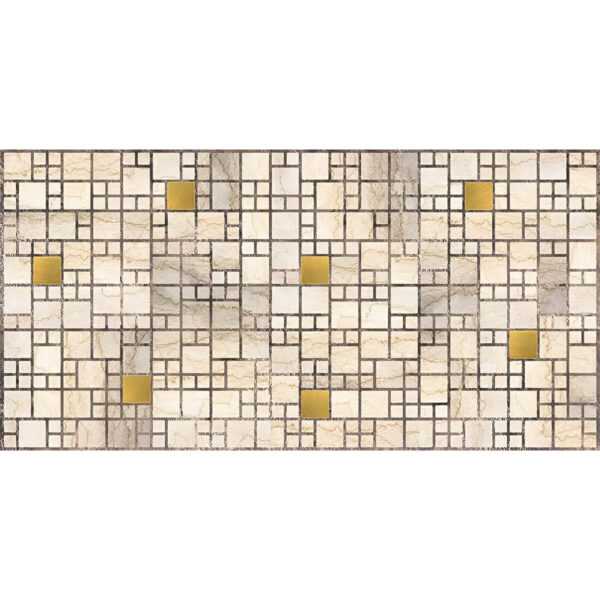 Panou PVC Mozaica. marmura aurie 955 x 480mm