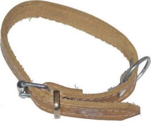Curea de piele p/u caine 'dublu' '60cm'