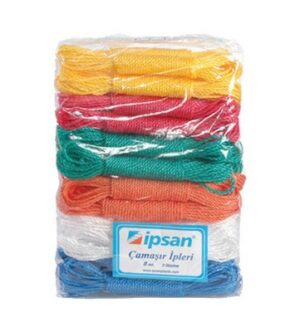 Sfoara capron pentru intins rufe IPSAN. Impletita. d 3 mm. 8 m.