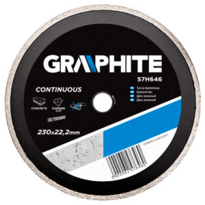 Disc diamant continu 230x22.2 mm. Graphite