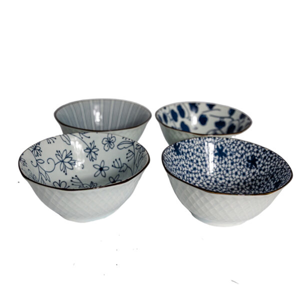 Bol ceramica, 350ml, 4buc, 6х12.5cm