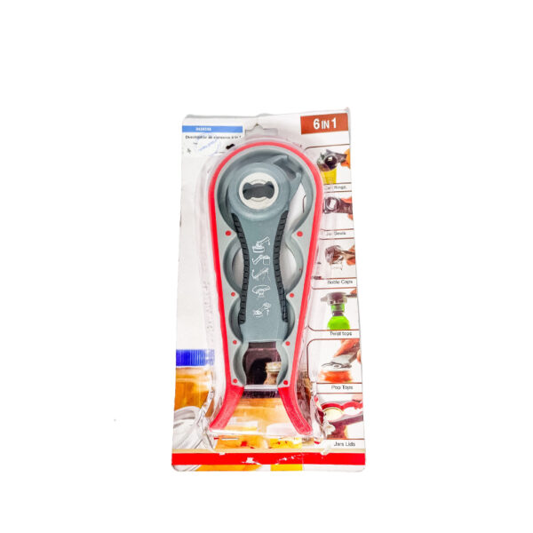 Deschizator capace borcane, recipiente din sticla, 6 in 1