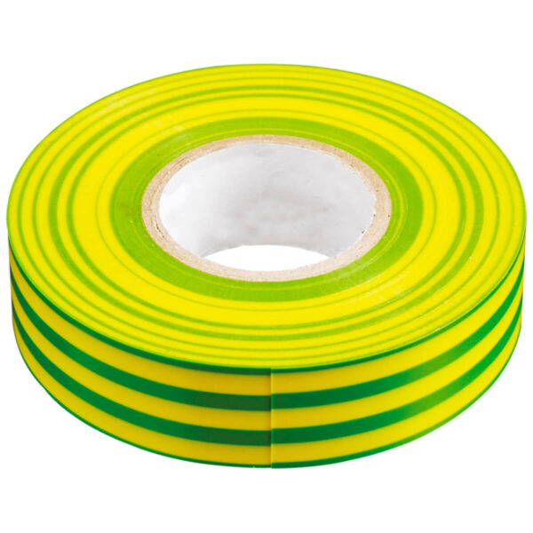 Banda izolanta, galben-verde, 19 mm х 20 m, Scley
