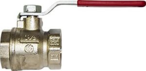 Robinet de trecere cu bila NILE ARCO. Alama. d 1 1/4" FI/ FI. Maneta PN25.