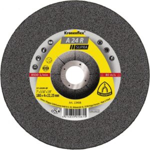 Disc polizare otel, (cupa) SUPRA A24R 230x6x22 (10buc) Klingspor