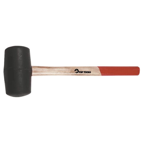 Ciocan de cauciuc 02A320 Top Tools. 320 g. Maner din lemn. 55 mm.