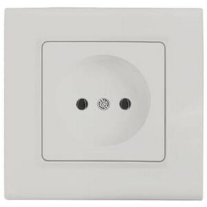 Priza fara impamintare Linnera Life Viko by Panasonic. Perla alba