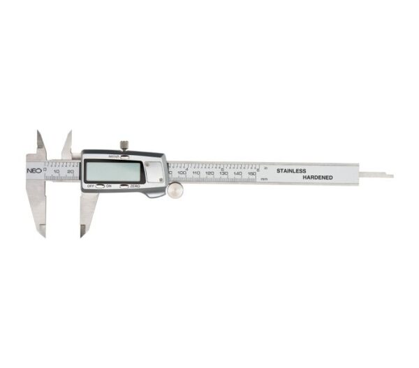 Subler digital cu domeniul de mssurare de 150 mm si acuratete de 0,02 mm. NEO