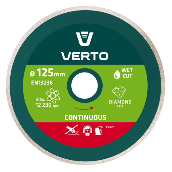 Disc diamant continu 125x22.2 mm Verto x