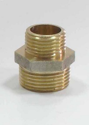 Niplu redus. alama 1/2'Mx3/4'M