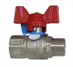 Robinet cu bila MF 3/4''. armat. fluture. Rubano