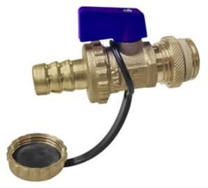 Robinet de golire din alama nichelata cu sfera FE d1/2''. '1cut x 2buc'