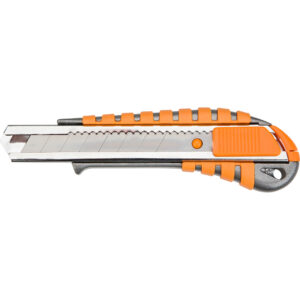 Cutter cu lama segmentata. 18mm. corp metalic. Neo