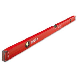 Nivela cu bula BigX 3 100 Sola. X-profil. 3 indicatori. Cu magnet. 100 cm.
