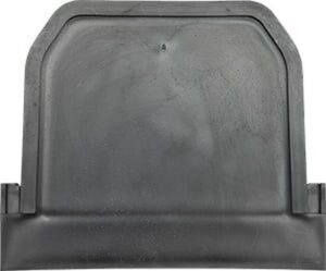 Piesa de capat pentru rigola PP Aquer. Negru. 105 mm.