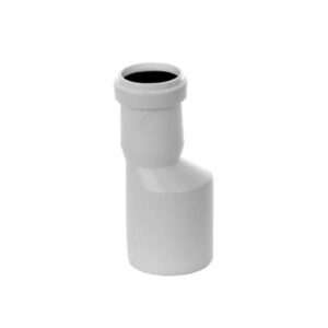 Reductie excentrica PP inalta pentru canalizare Aquer. d 50 x 32 mm. Gri.