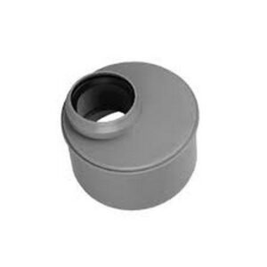Reductie excentrica PP joasa pentru canalizare Aquer. d 110 x 50 mm. Gri.