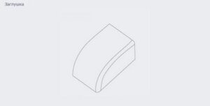 Canal p/u cablu. capac. 100x40mm. alb. 'cut - 2buc' Tplast