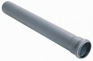 Teava PP pentru canalizare SN2 Aquer. 40 х 1.8 х 2000 mm. Gri.