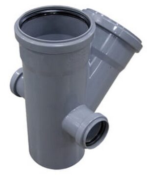 Cruce PP pentru canalizare  d110/110х45/50/50grad. stinga / dreapta. sur. RTP !!!