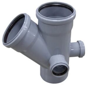 Cruce PP pentru canalizare d110/110х45/50/50grad. dreapta / posterior. sur. RTP !!!
