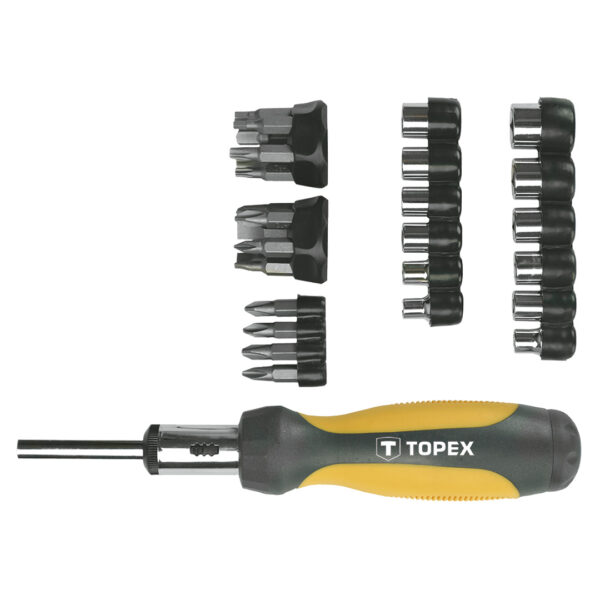 Set biti cu suport capat Topex. 29 buc